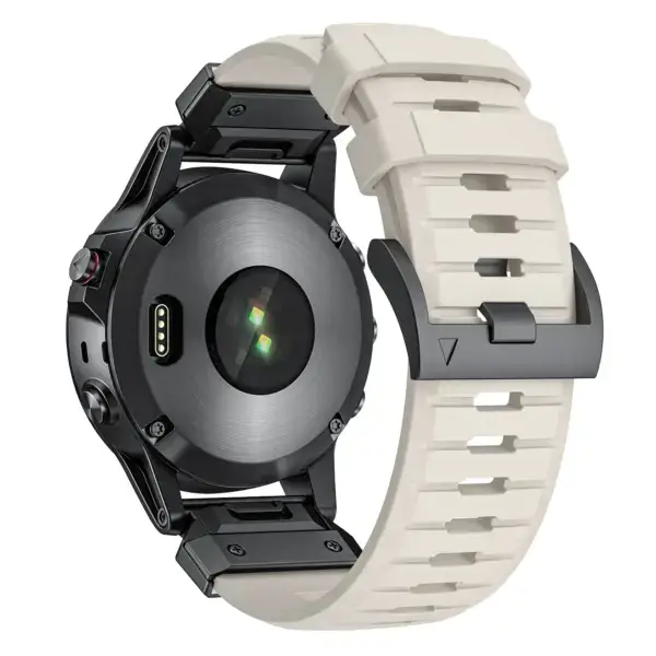 g.fk1.17 Back Arctic StrapsCo Elite FKM Rubber QuickFit 22 26 Watch Band Strap for Garmin Watches
