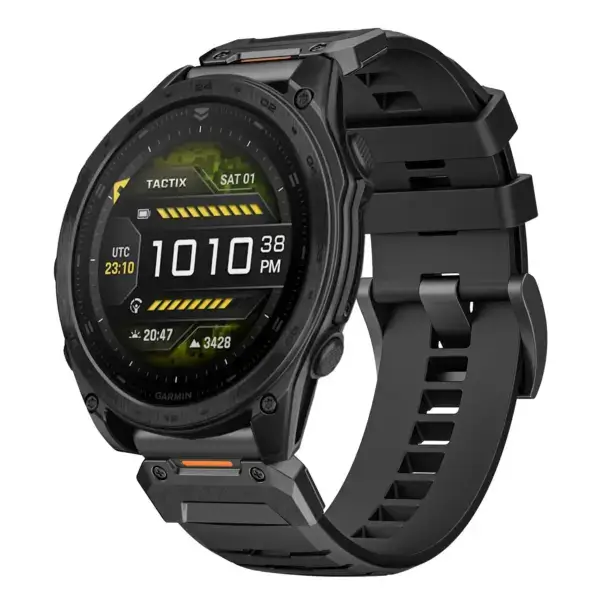g.fk1.1 Main Obsidian StrapsCo Elite FKM Rubber QuickFit Watch Band Strap for Garmin Tactix 8 – 51mm
