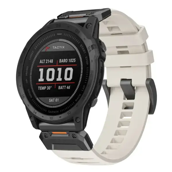 g.fk1.17 Main Arctic StrapsCo Elite FKM Rubber QuickFit Watch Band Strap for Garmin Tactix 7