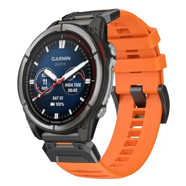 g.fk1.12 Main Blaze StrapsCo Elite FKM Rubber QuickFit Watch Band Strap for Garmin Quatix 8 – 51mm