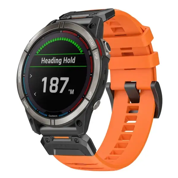 g.fk1.12 Main Blaze StrapsCo Elite FKM Rubber QuickFit Watch Band Strap for Garmin Quatix 7X