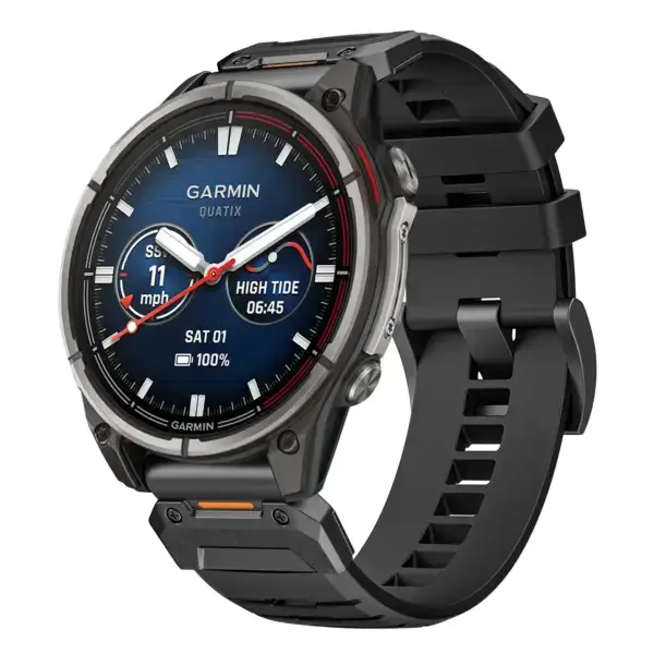 g.fk1.1 Main Obsidian StrapsCo Elite FKM Rubber QuickFit Watch Band Strap for Garmin Quatix 7