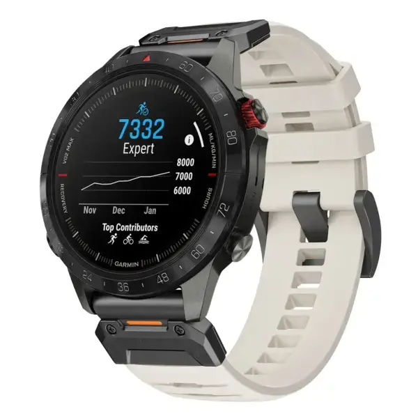 g.fk1.17 Main Arctic StrapsCo Elite FKM Rubber QuickFit Watch Band Strap for Garmin MARQ Gen 2