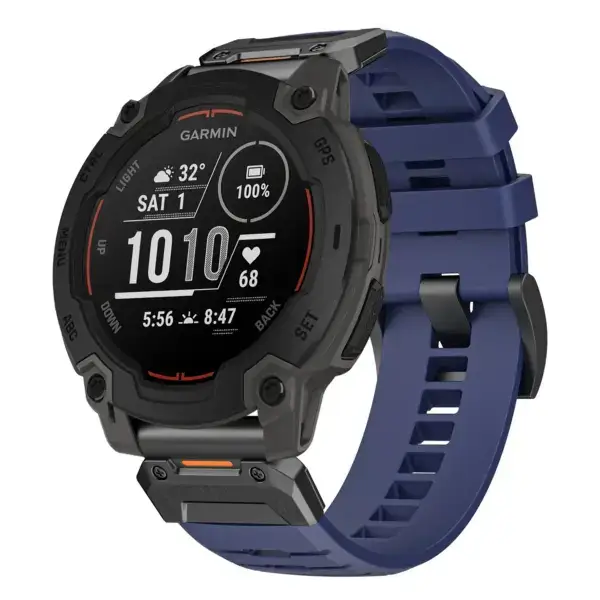 g.fk1.5 Main Midnight StrapsCo Elite FKM Rubber QuickFit Watch Band Strap for Garmin Instinct E – 45mm