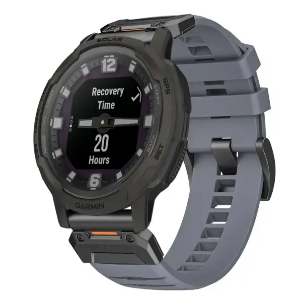 g.fk1.7 Main Slate StrapsCo Elite FKM Rubber QuickFit Watch Band Strap for Garmin Instinct Crossover