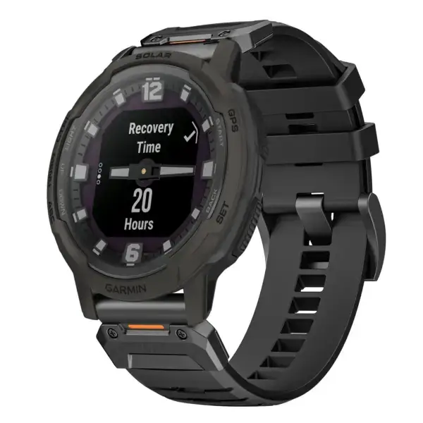 g.fk1.1 Main Obsidian StrapsCo Elite FKM Rubber QuickFit Watch Band Strap for Garmin Instinct Crossover