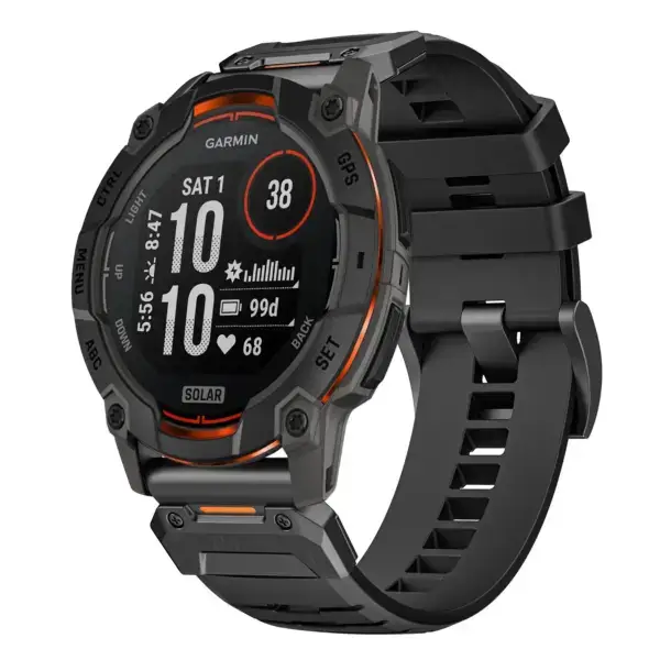 g.fk1.1 Main Obsidian StrapsCo Elite FKM Rubber QuickFit Watch Band Strap for Garmin Instinct 3 – 50mm