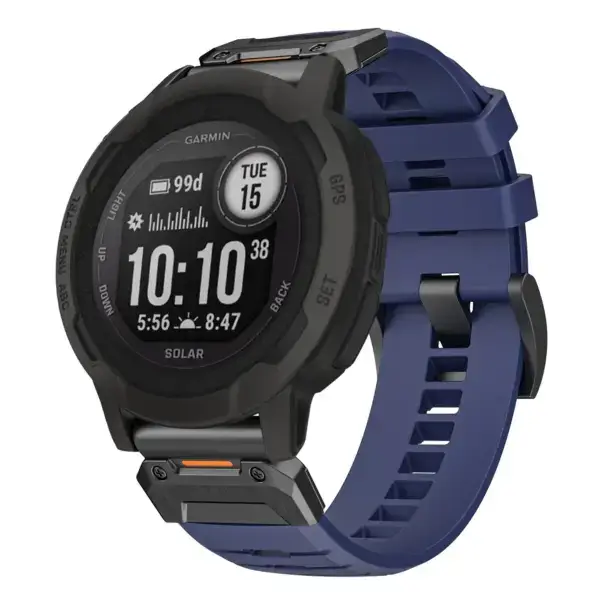 g.fk1.5 Main Midnight StrapsCo Elite FKM Rubber QuickFit Watch Band Strap for Garmin Instinct 2