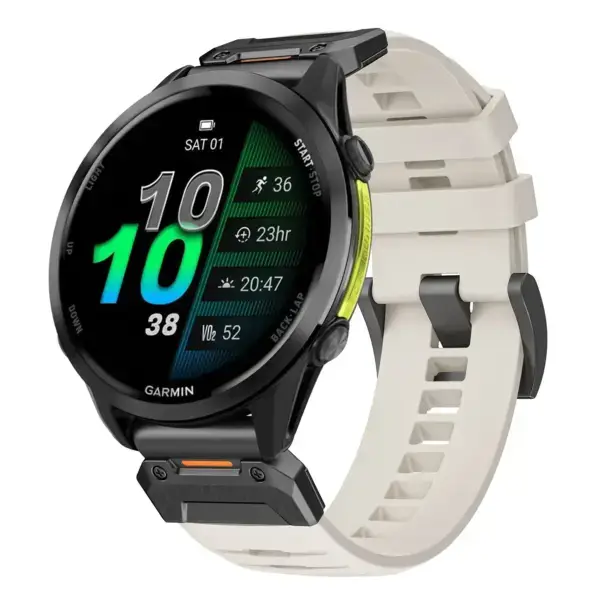 g.fk1.17 Main Arctic StrapsCo Elite FKM Rubber QuickFit Watch Band Strap for Garmin Forerunner 970