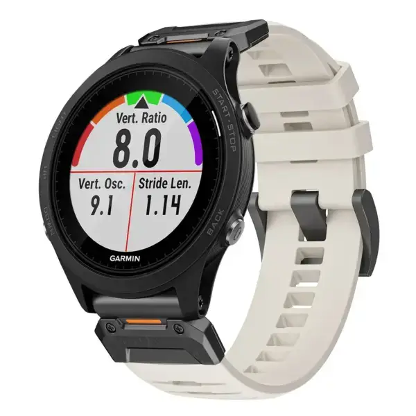g.fk1.17 Main Arctic StrapsCo Elite FKM Rubber QuickFit Watch Band Strap for Garmin Forerunner 935