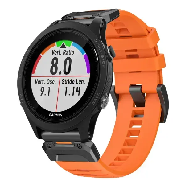 g.fk1.12 Main Blaze StrapsCo Elite FKM Rubber QuickFit Watch Band Strap for Garmin Forerunner 935