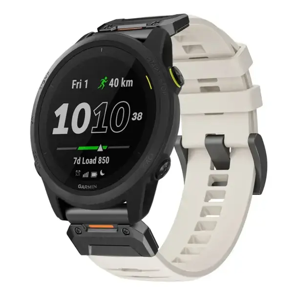 g.fk1.17 Main Arctic StrapsCo Elite FKM Rubber QuickFit Watch Band Strap for Garmin Forerunner 745
