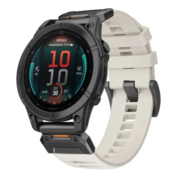 g.fk1.17 Main Arctic StrapsCo Elite FKM Rubber QuickFit Watch Band Strap for Garmin Fenix E