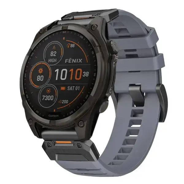 g.fk1.7 Main Slate StrapsCo Elite FKM Rubber QuickFit Watch Band Strap for Garmin Fenix 8 & 8 Pro – 47mm