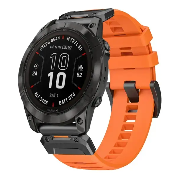 g.fk1.12 Main Blaze StrapsCo Elite FKM Rubber QuickFit Watch Band Strap for Garmin Fenix 7X & 7X Pro