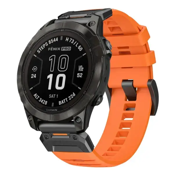g.fk1.12 Main Blaze StrapsCo Elite FKM Rubber QuickFit Watch Band Strap for Garmin Fenix 7 & 7 Pro