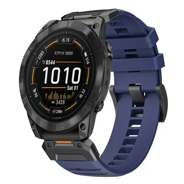 g.fk1.5 Main Midnight StrapsCo Elite FKM Rubber QuickFit Watch Band Strap for Garmin Epix Pro – 51mm