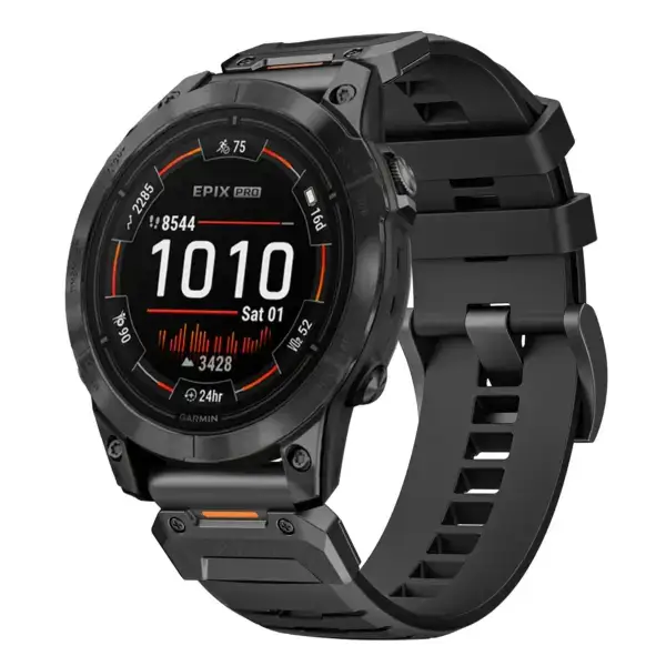 g.fk1.1 Main Obsidian StrapsCo Elite FKM Rubber QuickFit Watch Band Strap for Garmin Epix Pro – 47mm