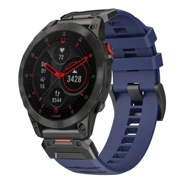 g.fk1.5 Main Midnight StrapsCo Elite FKM Rubber QuickFit Watch Band Strap for Garmin Epix Gen 2