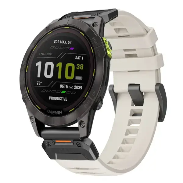 g.fk1.17 Main Arctic StrapsCo Elite FKM Rubber QuickFit Watch Band Strap for Garmin Enduro 3