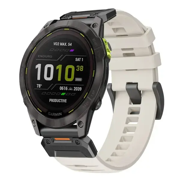 g.fk1.17 Main Arctic StrapsCo Elite FKM Rubber QuickFit Watch Band Strap for Garmin Enduro 2