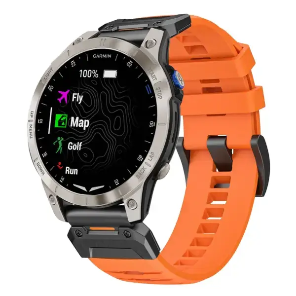 g.fk1.12 Main Blaze StrapsCo Elite FKM Rubber QuickFit Watch Band Strap for Garmin Approach S70 – 47mm