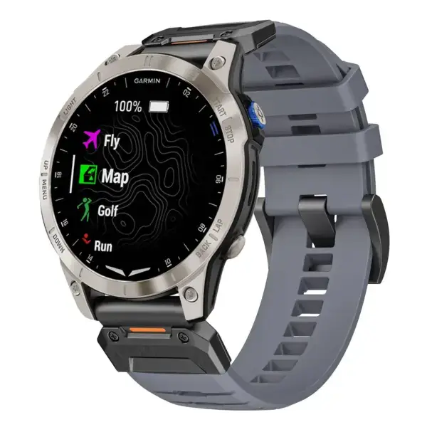 g.fk1.7 Main Slate StrapsCo Elite FKM Rubber QuickFit Watch Band Strap for Garmin Approach S70 – 47mm