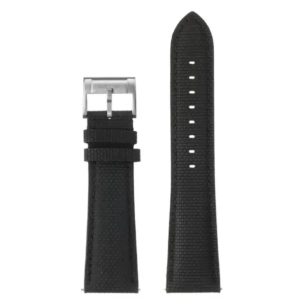 kd12.1 Up Black DASSARI Offshore Sailcloth FKM Watch Band Strap 18mm 19mm 20mm 21mm 22mm
