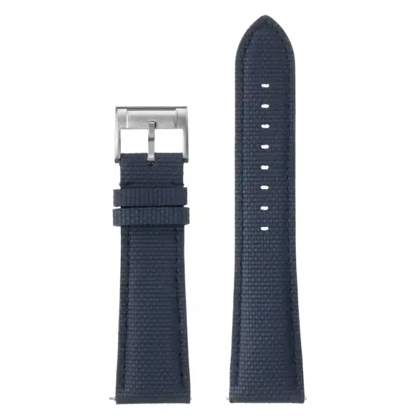 kd12.5a Up Navy Blue DASSARI Offshore Sailcloth FKM Watch Band Strap 18mm 19mm 20mm 21mm 22mm
