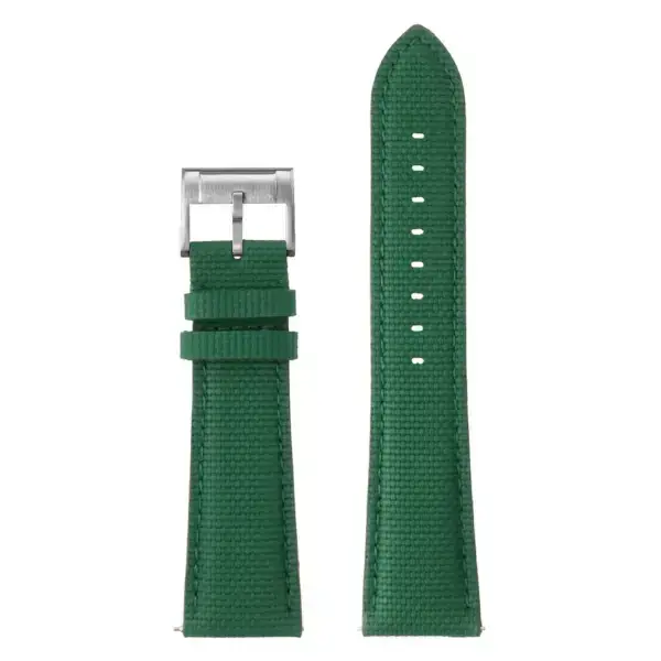 kd12.11 Up Green DASSARI Offshore Sailcloth FKM Watch Band Strap 18mm 19mm 20mm 21mm 22mm