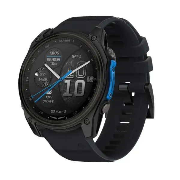 d2m2.g.r46.1 Main Black StrapsCo Silicone Rubber Active Band QuickFit 26 Watch Band For Garmin D2 Mach 2 – 51mm