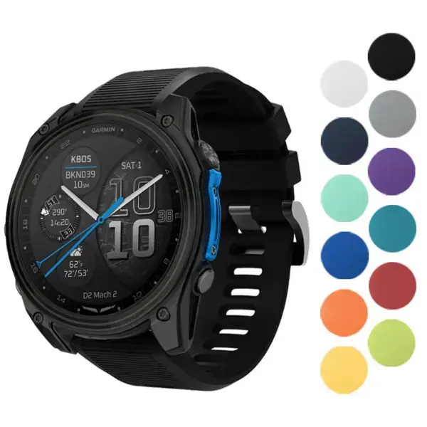 Endurance Band for Garmin D2 Mach 2 in 51mm size, showcasing a sleek design with various color options. Compatible with Garmin D2 Mach 2 for a stylish upgrade