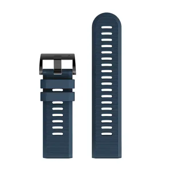 G.r70.5a Upright Midnight Blue StrapsCo Silicone Strap For Garmin Fenix 5X