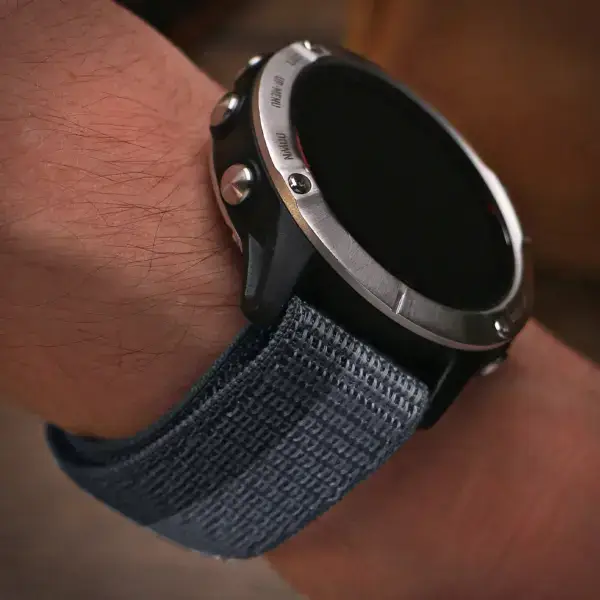 g.ny6a.7b Two Tone Wrist StrapsCo Hook and Loop Horizon Watch Band Strap For Garmin Devices