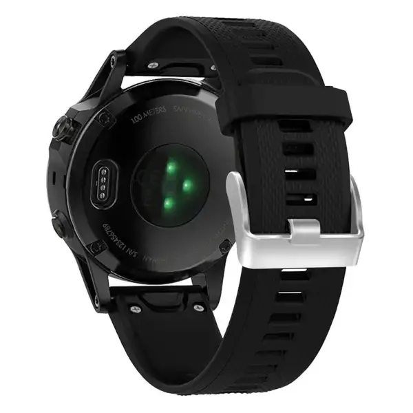 G.r18.1 Replacement Strap Band For Garmin Fenix 5 In Black 2