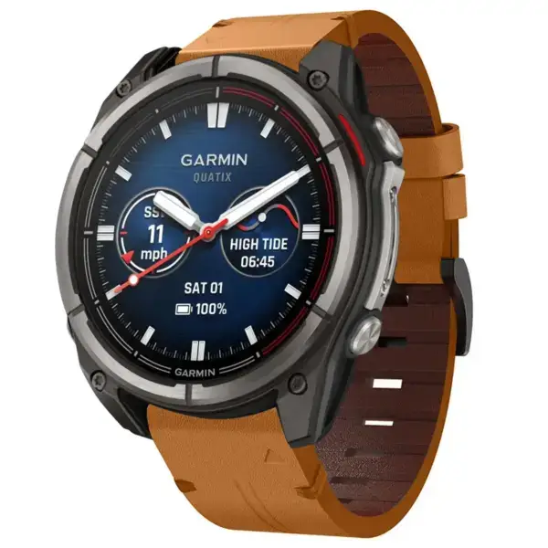 qtx8.g.l12.3 26 Main Whiskey Italian Leather Strap QuickFit 26 Watch Band For Garmin Quatix 8 – 51mm