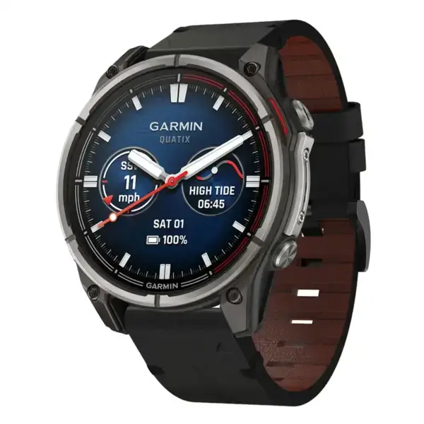 qtx8.g.l11.1 26 Main Onyx Vintage Italian Leather Strap QuickFit 26 Watch Band For Garmin Quatix 8 – 51mm