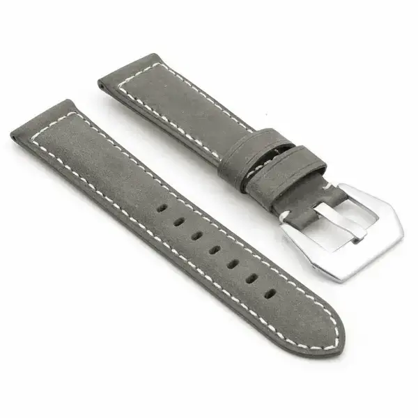 DASSARI Salvage p560a.5 Thick Padded Distressed Italian Leather Strap in blue