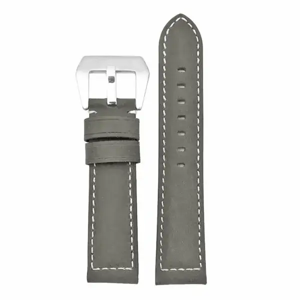 DASSARI Salvage p560a.5Thick Padded Distressed Italian Leather Strap in blue 1