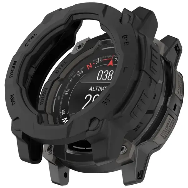 g.pc88.1 Black StrapsCo Protective Case For Garmin Instinct 3