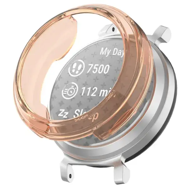 g.pc81 Pink StrapsCo Transparent Protective Case for Garmin Lily 2