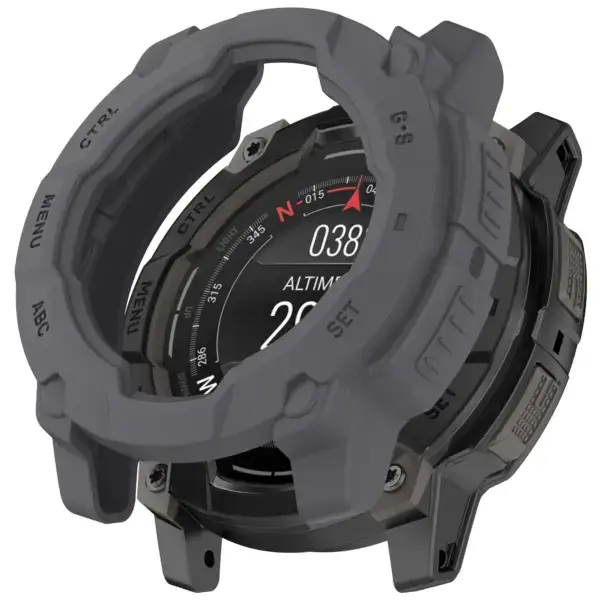 g.pc85.7 Grey StrapsCo Protective Case For Garmin Instinct E 45mm