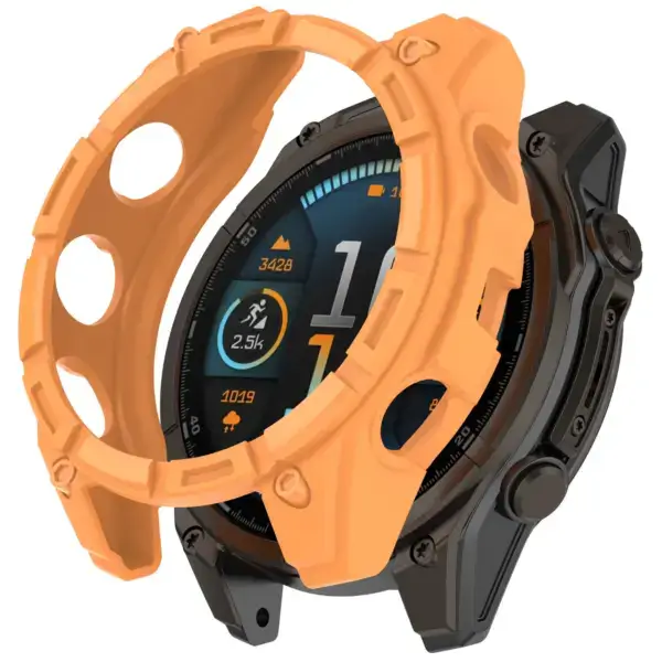 g.pc80 Orange StrapsCo Armor Case for Garmin Fenix 8
