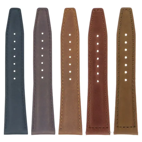 iw9 All Color StrapsCo DASSARI Classic Vintage Leather Watch Band Quick Release Genuine Leather Watch Strap