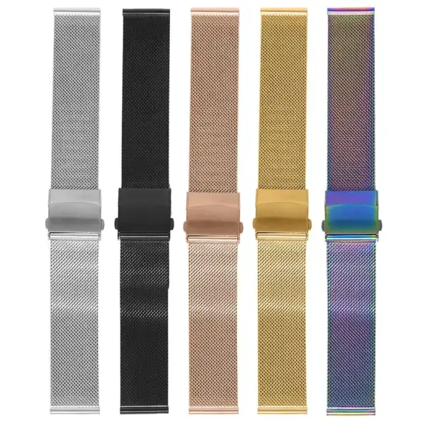 m111 All Color StrapsCo Pro Mesh Stainless Steel Watch Band Strap 18mm 20mm 22mm
