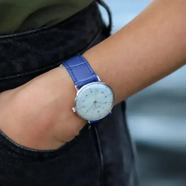 st20 Creative Women’s Crocodile Strap With Quick Release Blue
