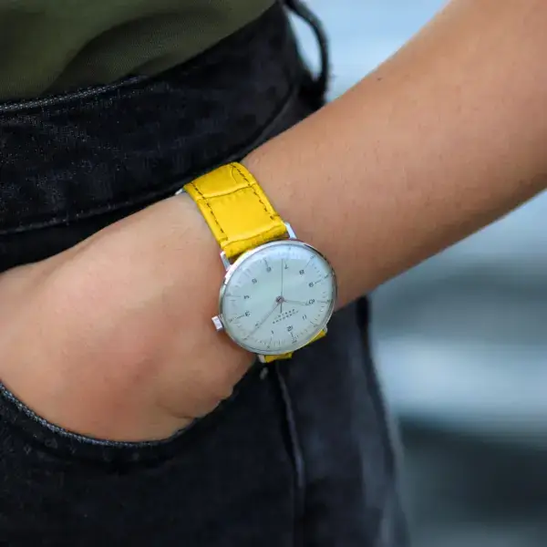 st20 Creative Women’s Crocodile Strap With Quick Release Yellow