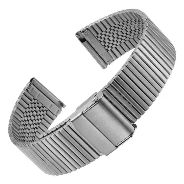m113.ss Curved Silver StrapsCo Heritage Steel Bracelet Stainless Watch Band Strap 18mm 20mm 22mm
