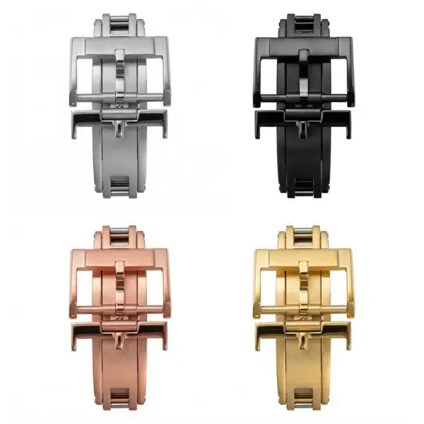 cl10 All Colors StrapsCo Spring Loaded Tang Watch Clasp 16mm 18mm 20mm