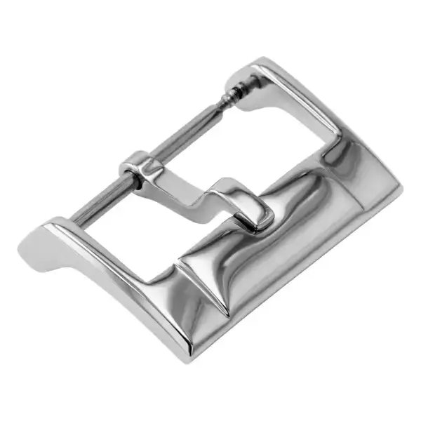 b21.ps Angle Polished Silver StrapsCo Signature Tang Watch Buckle 16mm 18mm 20mm